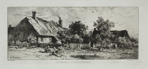 Burgundische Hütten von Francis Seymour Haden