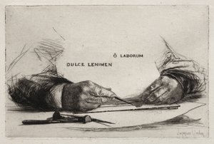 Hände Radierung (1865) von Francis Seymour Haden