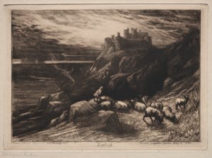 Harlech, 1880 von Francis Seymour Haden