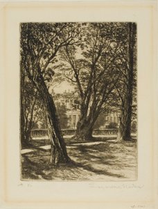 Kensington Gardens, Nr. I (kleine Platte) von Francis Seymour Haden