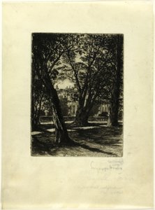 Kensington Gardens, Nr. I (kleine Platte) von Francis Seymour Haden