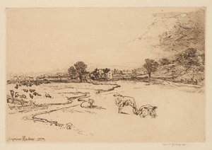 Sawley Abbey von Francis Seymour Haden