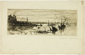 Das Gasthaus, Purfleet von Francis Seymour Haden