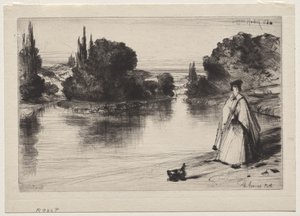 Der Treidelpfad von Francis Seymour Haden