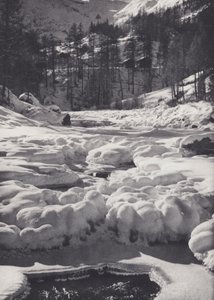 Penninische Alpen: Gefrorener Bach von Francis Sydney Smythe