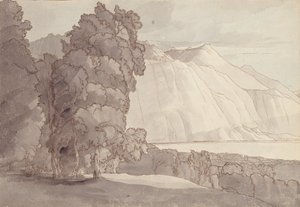 Landschaft (Genfersee) von Francis Towne