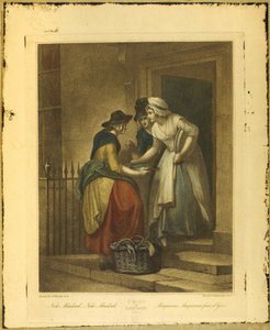 Neue Makrele, Neue Makrele, Tafel 5 aus Die Rufe von London von Francis Wheatley