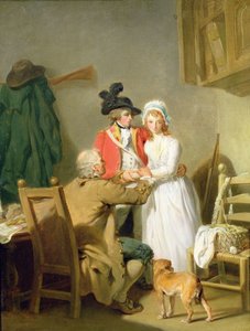 Die Rückkehr des Soldaten von Francis Wheatley