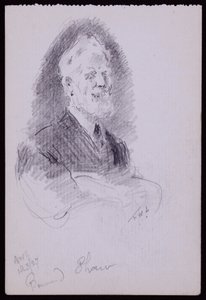 Porträt von George Bernard Shaw