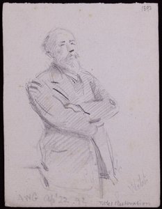 Porträt von Philip (?) Webb