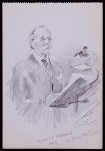 Porträt von Reginald Hallward