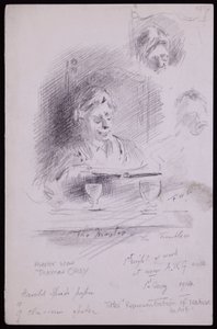 Porträt von Thomas Okey von Francis Wilfred Lawson