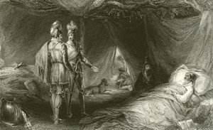 Das Sterbebett des Räubers von Francis William Topham