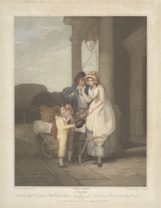 Rufe von London: Rund und gesund, fünf Pence pro Pfund, Herzogskirschen, graviert von Anthony Cardon (1772-1813) 1795