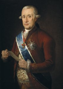 Jose Monino, Graf von Floridablanca, Minister von Karl III. von Francisco Folc de Cardona