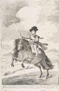 Baltasar Carlos, Prinz von Spanien und Sohn von Philipp IV D. Baltasar Carlos Principe de Espa..., 1778 von Francisco de Goya