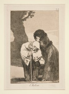 Chiton (Stille), pl. 28 aus der Serie Los caprichos von Francisco de Goya
