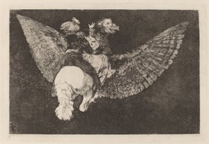 Disparate volante (Fliegende Torheit) von Francisco de Goya