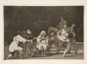 Die Loyalität, Tafel 17 aus der Serie Los proverbios von Francisco de Goya