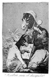 Könnte der Schüler nicht mehr wissen, 1799 von Francisco de Goya
