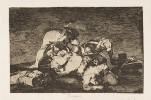 Platte 10 aus Die Schrecken des Krieges Los Desastres de la Guerra: Nor [d..., 1810 veröffentlicht 1863
