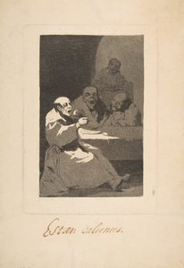 Tafel 13 aus Los Caprichos: Sie sind heiß (Estan Calientes), 1797-98