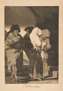 Platte 22 aus Los Caprichos: Arme kleine Mädchen!, 1799, posthumer Druck von Francisco de Goya