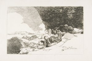 Tafel 23 aus Die Schrecken des Krieges Los Desastres de la Guerra: Das Gleiche anderswo..., 1810