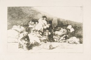 Blatt 25 aus Die Schrecken des Krieges: Diese auch, 1810 von Francisco de Goya