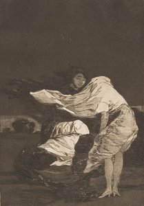 Platte 36 aus Los Caprichos: Eine schlechte Nacht, ca. 1797-98 von Francisco de Goya