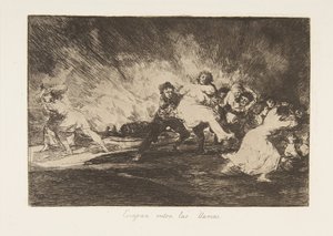 Tafel 41 aus Die Schrecken des Krieges: Sie ..., 1810 veröffentlicht 1863 von Francisco de Goya