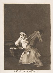 Platte 4 aus Los Caprichos: Muttersöhnchen, 1799