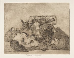 Tafel 66 aus Die Schrecken des Krieges..., nach 1814-15 veröffentlicht 1863 von Francisco de Goya