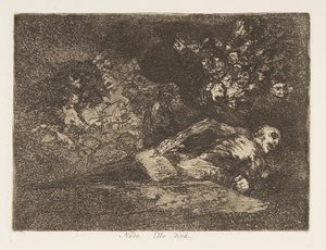 Tafel 69 aus Die Schrecken des Krieges: Nicht..., 1810-20, veröffentlicht 1863 von Francisco de Goya