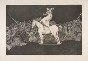 Tafel B aus den Disparates: Pünktlicher Wahnsinn, ca. 1816-23, veröffentlicht vor 1877