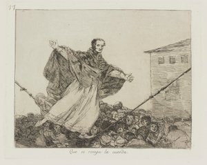 Möge das Seil reißen, pl. 77 aus der Serie Die Schrecken des Krieges