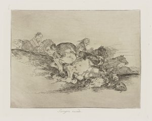 Siempre sucede. (Es passiert immer.), pl. 8 aus der Serie Los desastres de la guerra (Die Schrecken des Krieges) von Francisco de Goya