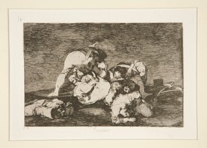Tampoco (Auch diese nicht), Tafel 10 aus der Serie Los desastres de la guerra (Die Schrecken des Krieges)
