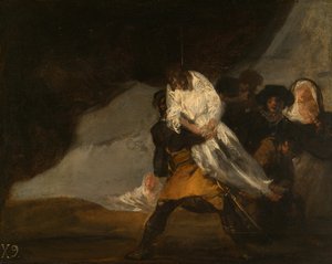 Der gehängte Mönch von Francisco de Goya