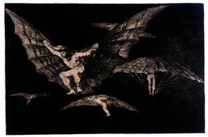 Wo ein Wille ist, ist auch ein Weg (Ein Weg des Fliegens) von Francisco de Goya