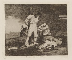 Und es gibt kein Heilmittel von Francisco de Goya