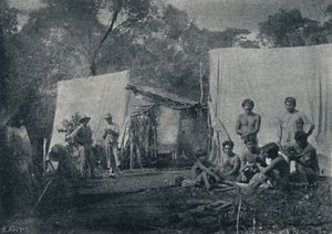 Guaranys besuchen ein Lager, 1895