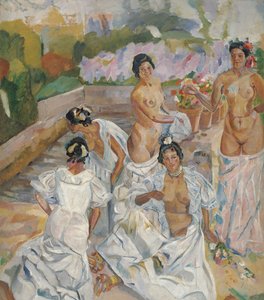 Das Bad Sevilla von Francisco Iturrino