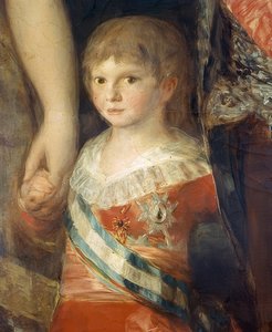 Die Familie Karls IV. von Spanien (Detail: Infant Francisco de Paula Antonio)