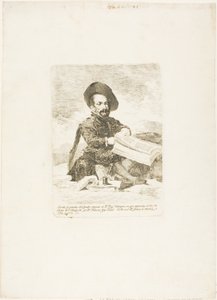 Ein Zwerg von Francisco Jose de Goya y Lucientes