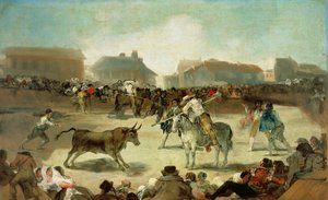 Dorffest mit Stierkampf von Francisco de Goya