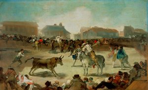 Ein Dorfstierkampf von Francisco Jose de Goya y Lucientes