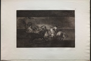 Stierkämpfe: Der Tod von Pepe Illo (3. Komposition) von Francisco de Goya