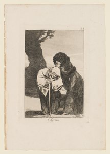 Chiton, Tafel aus "Los Caprichos", 1799 von Francisco de Goya