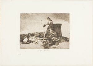 Grausame Leidensgeschichte!, Tafel 48 aus Die Schrecken des Krieges von Francisco Jose de Goya y Lucientes